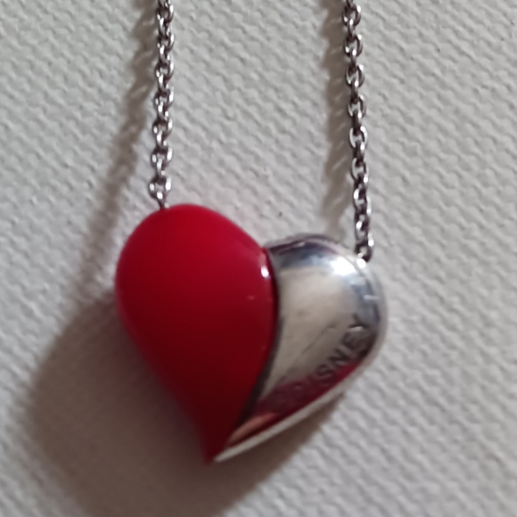 Disney RED Heart Pendant by Petra Azar - Picture 5 of 6
